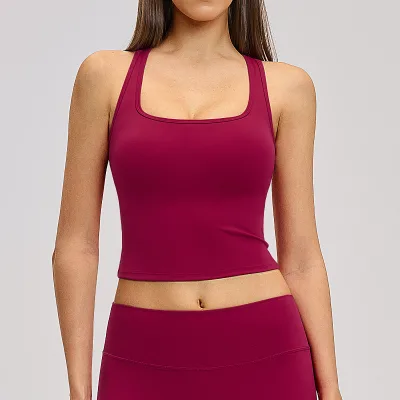 Tight-fitting Quick-dry Casual Running Fitness Top Yoga Wear