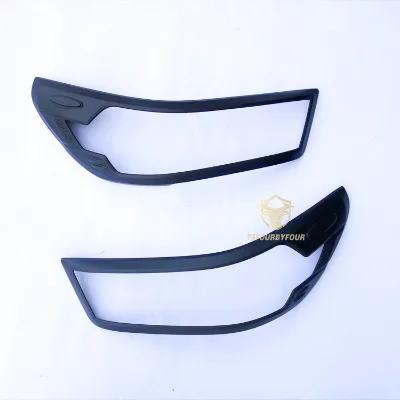 ABS Plastic Exterior Front Head Light Cover for Hilux Revo 2021 2022 Headlight Trim Covers Accessories