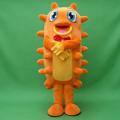 Factory Custom Walking Sea Cucumber Mascot Costume Adult Cartoon Cosplay Outfit Performance Prop for Advertising Show