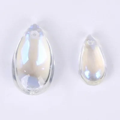 9*16mm and 13*22mm Hot Selling Glass Beads Oval Shape for Earring Necklace Garment Making