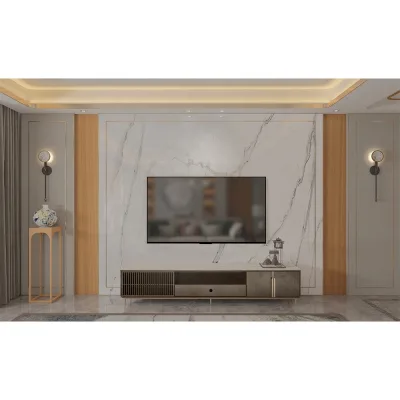 Wood Plastic Composite WPC Cladding WPC Wall Panel for TV Background