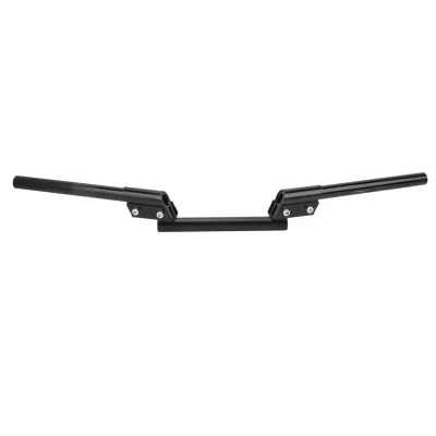 Motorcycle Handlebar 22mm Universal Adjustable Handle Bar for Sports Car Streetcar ATV Scooter Off Road Vehicle Black