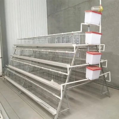 Good Sale Broiler Chicken Egg Layer Cages with Hot-dip Galvanized Surface for Poultry Farm 96-160 Chickens Capacity