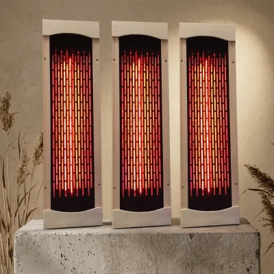 Full Spectrum Ceramic Infrared Sauna Heater Panel-Modern Design Bedroom & Villa Use 110V-240V Compatible