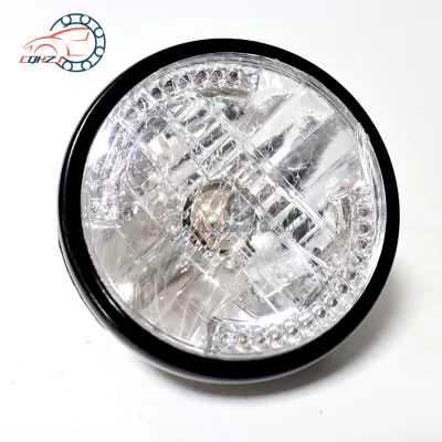 CQHZJ High Bright LED Motorcycle Headlight Assembly for Honda CG Titan 2000 Motorbike Lighting Parts