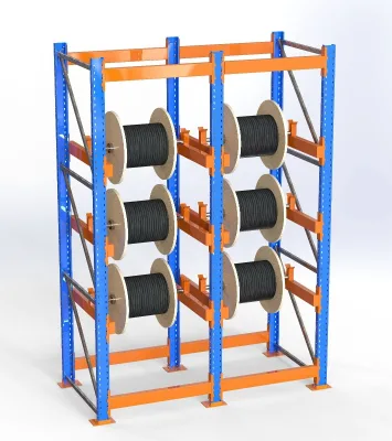 Warehouse Cable Drum Rack Cantilever Cable Storage Racks