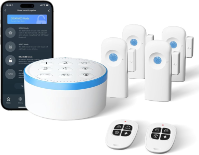 Home Security System,Alarm System Wireless, DIY Door Alarm System for Home Security, Smart App Alerts