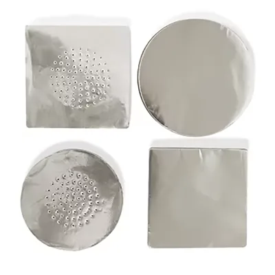 China Factory Customized Food Grade Aluminum Foil Pre-Cut Hookah Paper Roll Premium Metal Foil for Shisha Smoking