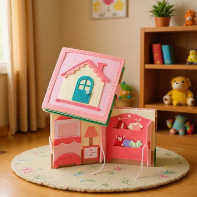 Montessori Education Felt Board Learning Board Children's Educational Toy DIY Teaching Aid Board Life Skills Learning Board
