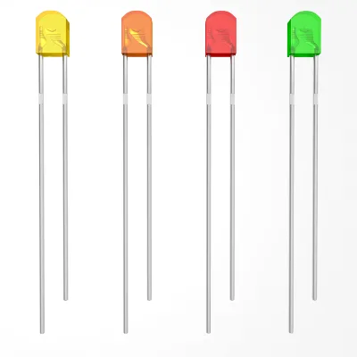 2mm 3mm 5mm 8mm 10mm LED Diode White Red Green Blue Yellow UV RGB IR Infrared Round Oval Flat Top 3V 3 5 mm Light Emitting Diode