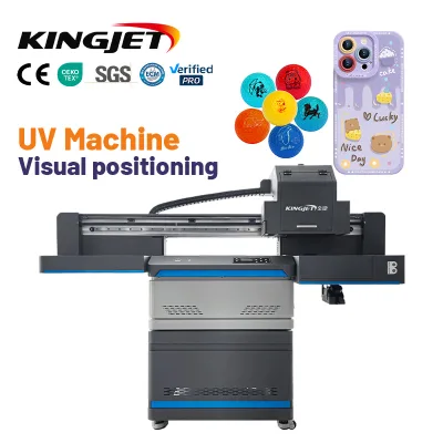 Economical A2 A3 A4 Inkjet UV Flatbed Printer for Leather Phone Case Bottle Pen Glass Mug Cup Label Flex