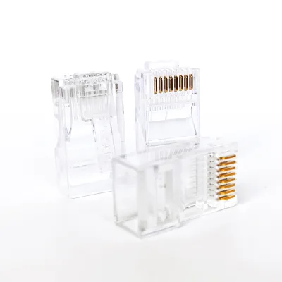 RJ45 Plug Connector rj45 connectors for UTP Cat5e 8P8C