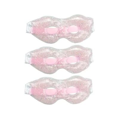 MOEN Pink Gel Beads Eye Pack, Cooling Eye Pack Diminish Dark Circles Adjustable for Eye Care