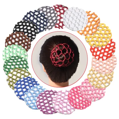 2025 BT00013 Hot Popular Cheap Hair Bun Nets Girls Dance Hair Accessories Ballet Bun Cover Net