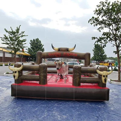 Hot Entertainment Park Games Exciting Kids N Adults Inflatable Mechanical Bull for Rent
