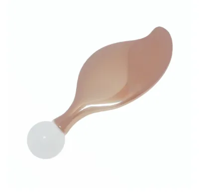 Varita masajeadora de crema de ojos de jade blanco natural