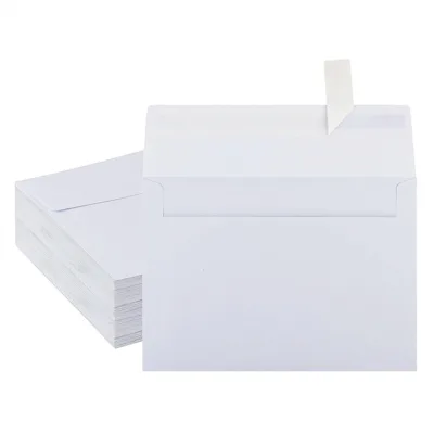 A7 Printable White Envelopes for 5x7 Cards White A7 Envelopes for Invitations Perfect for Weddings, Photos, Graduation