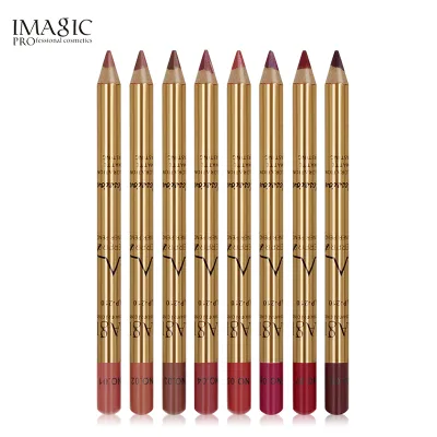 Lip Pencil 8 Color Waterproof Lip Liner Makeup Lip Contour