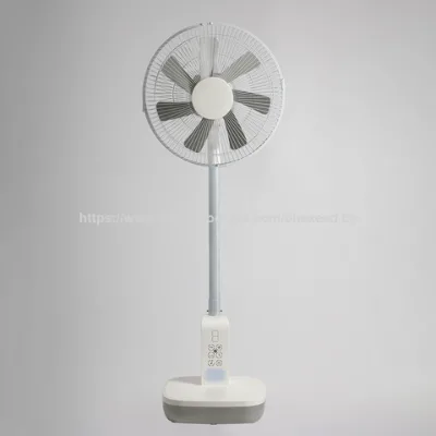 Rechargeable Solar Electric Fan with Solar Panel Large Capacity Mobile Rechargeable Table Fan Solar Floor Wall Stand Fan