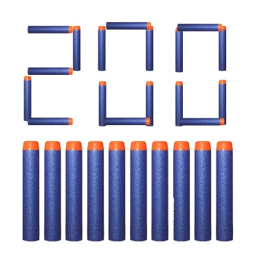 200PCS EVA Foam Soft Refill Darts Bullets for Toy Gun Accessories