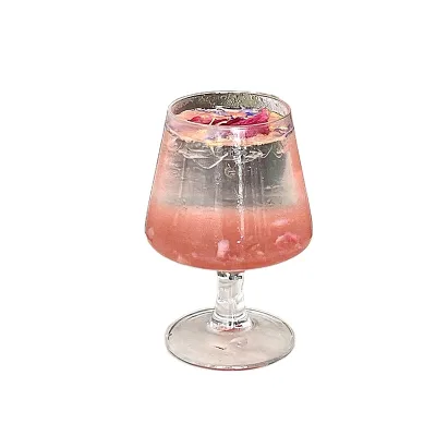 400ml High-Value Internet Celebrity Glass Goblet for Wine Cocktail Cold Drink Soda Bubble Water Red Wine Glass