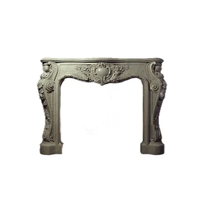 Sophisticated Marble Fireplace Mantel Design