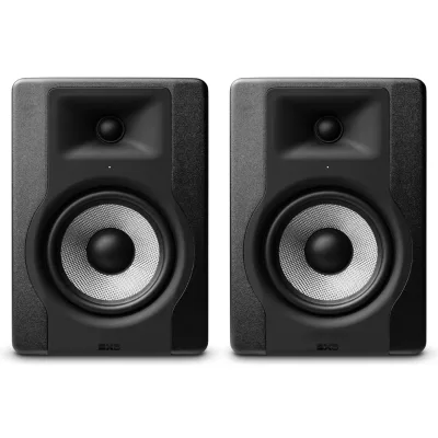 BX5 D3 Compact 2 Way 5 Inch Active Powered Studio Monitor Speaker for Music Production and Mixing for Connecting Mixer DJ (Pair)