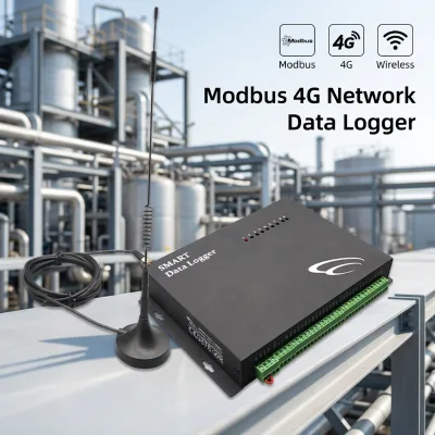 LoRa Smart RS232 RS485 Remote GPRS Transmitter Gateway, Modbus RTU Long Range Wireless Data Logger for Industrial IoT