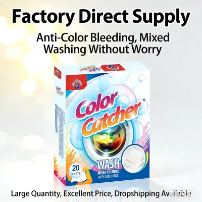 Europe Is a Hot Seller Cheap Non-woven Fabric Color Catcher Sheet Soft Fabric and Absorb Washes Loose Dyes