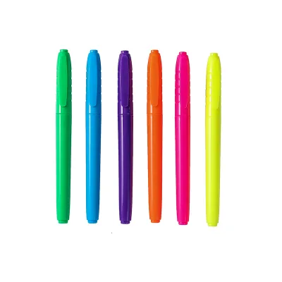 Hot Style Assorted Fluorescent Highlighter Pens for Student Learning Stationery and Office Note Needs