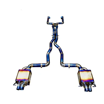 For Mercedes-Benz C63 / C63s Valved Sport Exhaust System Logo-Embossed Sport Pipes for W205 C Class Models