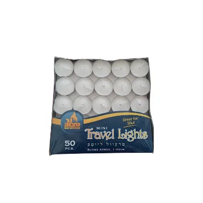 Wholesale Customize MINI 1HOUR BURNING Paraffin Wax or Plam Wax White Tea Light Candle