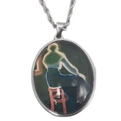 Women Girl  Photo Necklace Gift Jewelry Stainless Steel Jewelry Pendant Necklace Mother Day
