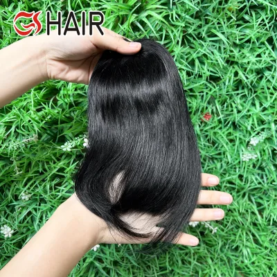 GS Bangs Hair Clip in Bangs Human Hair Wispy Bangs Fringe With Temples Hairpieces for Women Clip in Extensions
