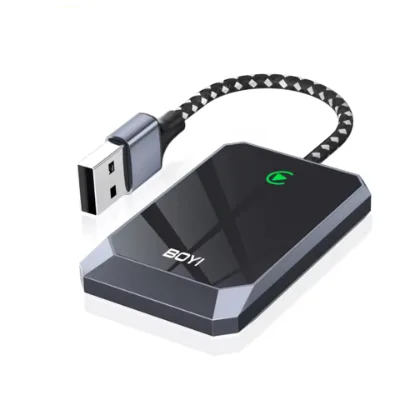 BOYI Wireless Carplay Adapter, Converts Wired to Wireless carplay adapter for Cars from 2016 & for Iphone iOS 10+