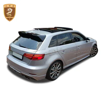 Car Accessories Decorations Roof Wing Spoilers for Audi A3 S3 Carbon Spoiler