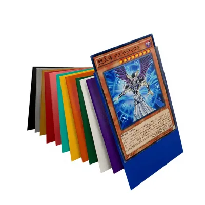 Rough Textured Consistently Cutting Premium Yugioh Small 62x89 Matte PP CE Certified Trading Card Sleeves