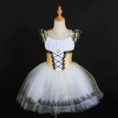 High Quality Adults Dance Women Training Dancewear Custom Leotards Professional Romantic Ballet Costume