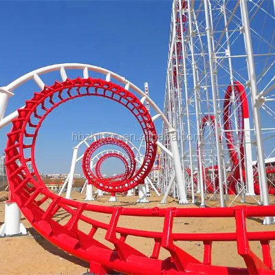 Big Type Zhipao Amusement Ride Six Loops Roller coaster in China