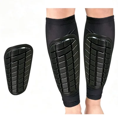 Breathable Non Slip Shock Absorbing Comfort Cycling Running Biking Training Soccer Leg Guards