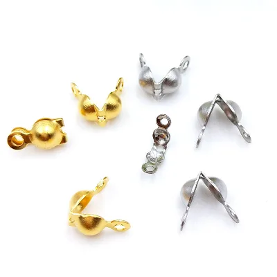 4*8mm Closing Clasp Stainless Steel Ball Chain Clasp for DIY Jewelry Accessories