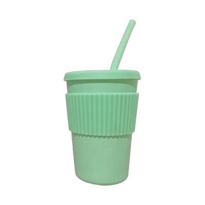 New Arrival Eco Friendly PLA Kids Cup with Silicone Lids and Straws Kids Cups PLA Cups
