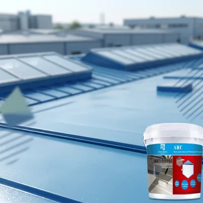 High Elastic Acrylic Waterproof Coating for Metal Roof Leak Repair and Corrugated Steel Surface Protection