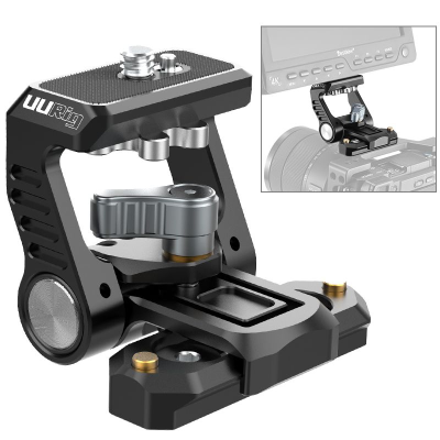 UURig R058 ARRI Locating Adjustable DSLR Monitor Adapter Mount Universal 1/4 Screw Monitor Mount Bracket