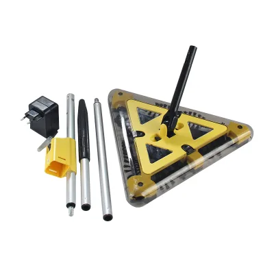 Triangle Sweeper Swivel Rechargeable Battery Triangle Electric Twister Sweeper