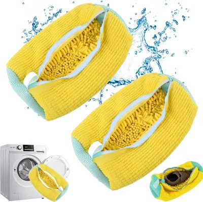 Anti-Deformation Laundry Bag Polyester Shoe Bag for Washing Machine Washing Protects Shoes Baskets Shoe Washing Bag