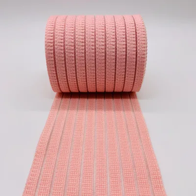 Adjustable Transparent Knitted Fish Line Silk Mesh Elastic Belt for Waistband
