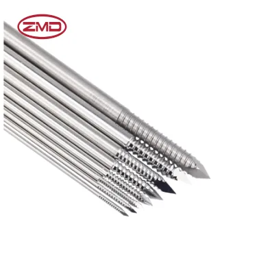 Stainless Steel Orthopedic Kirschner Wire-Double Pointed-Veterinary Equipment for Pets-Threads