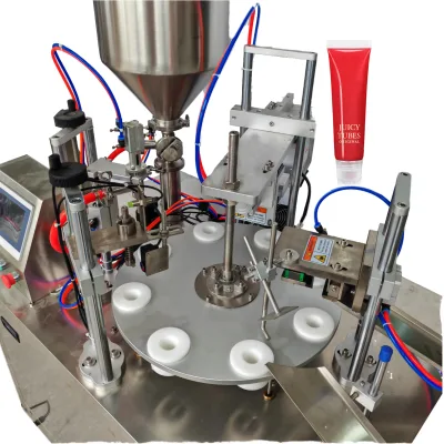Automatic Tube Filling Sealing Machine Lip Glaze pp Pe Plastic Tube Sealer Filler Packaging Machines