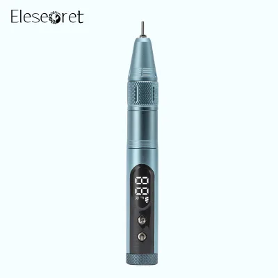 Nail Supplier Strong Nail Drill Metal Handpiece Free Bit No Heat 35000rpm Rechargeable Wireless Nail Drill Pen